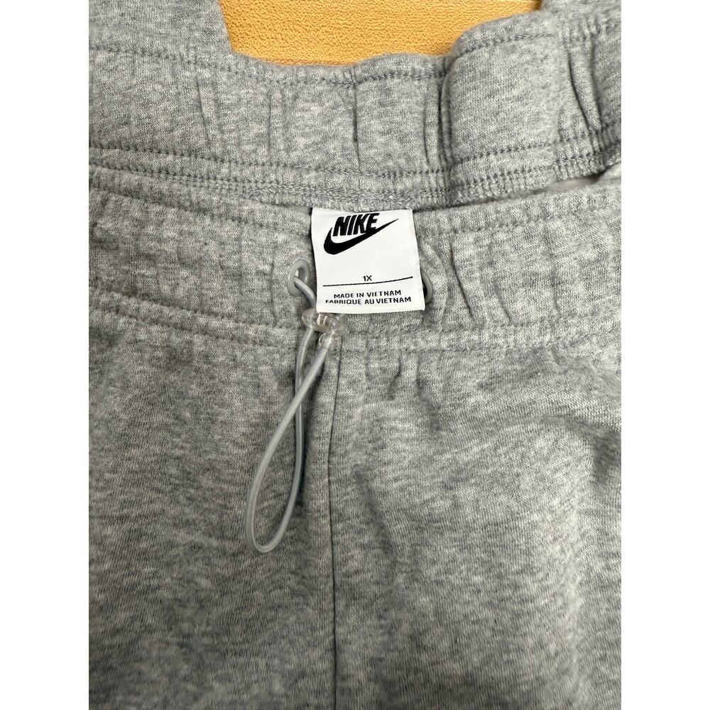 Nike Gray Fleece Jogger Crop Sweats Sweatpant Womens Plus Size 1X - Picture 3 of 4